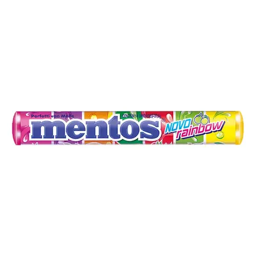 Bala Mentos Rainbow Sabores Sortidos 38g