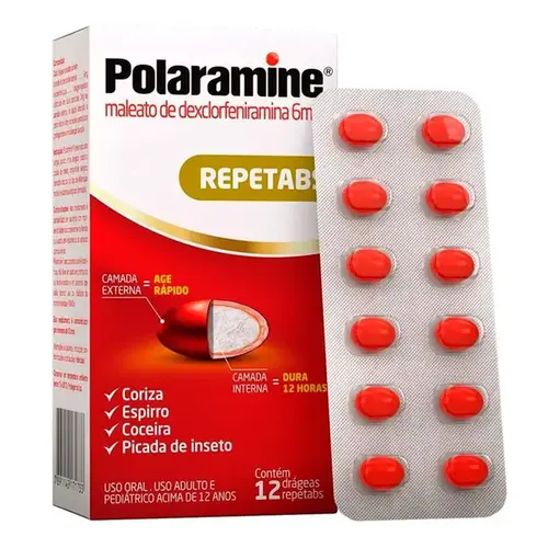 Polaramine 6mg 12 Comprimidos
