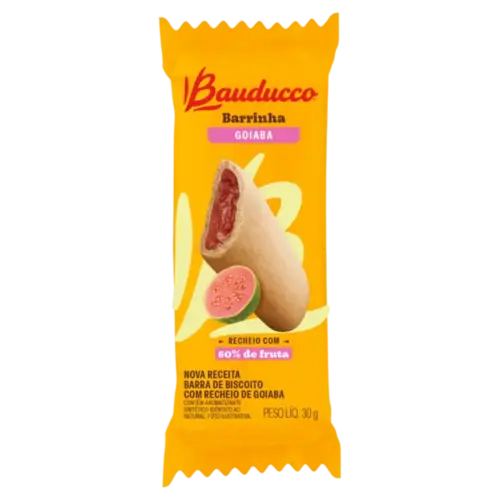 Biscoito Bauducco Barrinha Goiabinha 30g