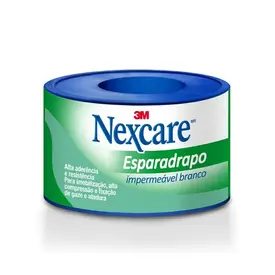 Esparadrapo Impermeável Nexcare Branco 25mm x 3m - 1 Unidade
