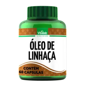 Óleo de Linhaça 60 Cápsulas - Vitalab