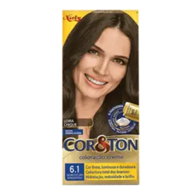 Tintura de Cabelo Cor&Ton 6.1 Louro Escuro Acinzentado 1 Unidade