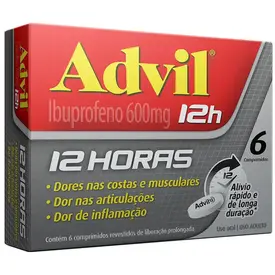Advil 12h 600mg - 6 Comprimidos