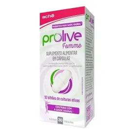 Probiótico Prolive 30 Cápsulas - Aché