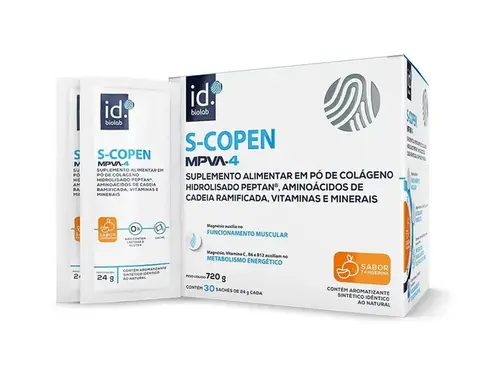 S-Copen MPVA-4 Sabor Tangerina 30 Sachês de 24g