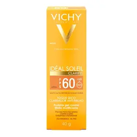 Protetor Solar Facial Vichy Idéal Soleil Clarify Cor Média FPS60 40g