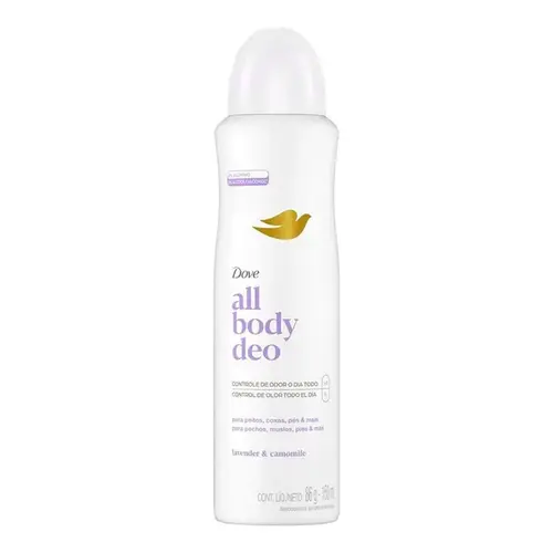 Desodorante All Body Deo Dove Lavander & Camomile 150ml Aerossol