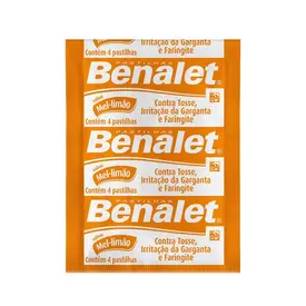 Pastilha Benalet Mel e Limão 4 Unidades