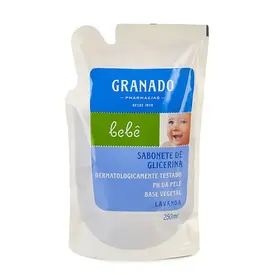 Refil Sabonete Líquido Infantil Granado Bebê Lavanda 250ml
