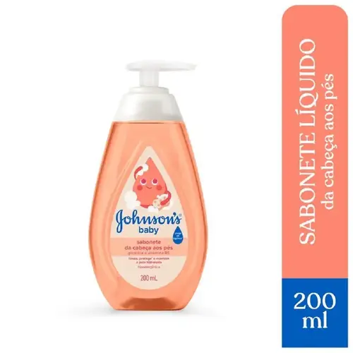 Sabonete Líquido Infantil Johnson's Baby Glicerina 200ml