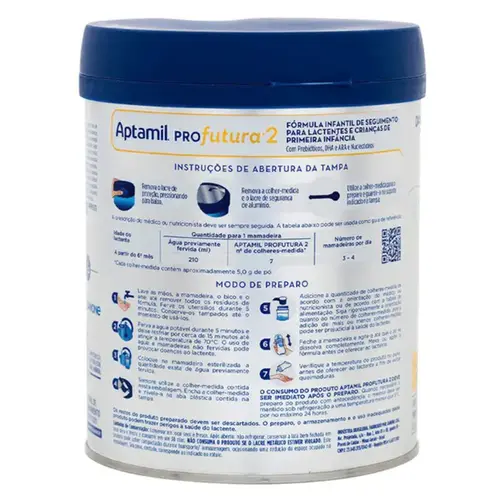 Fórmula Infantil Aptamil ProFutura 2 800g - +6 Meses - Danone