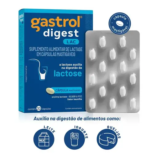 Gastrol Digest Lac 30 Cápsulas
