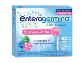 Probiótico Enterogermina Criança e Adulto 5 Frascos 5ml Cada