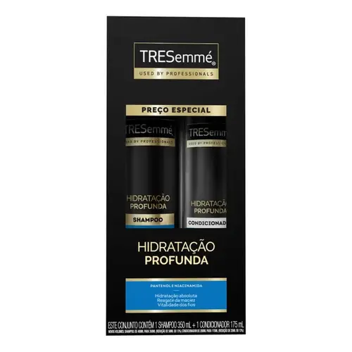 Kit Tresemmé Hidratação Profunda Shampoo Condicionador 350ml + 175ml