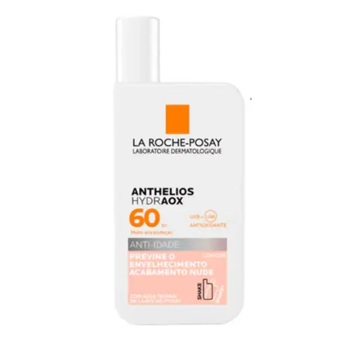 Protetor Solar Facial La Roche-Posay FPS 60 Anthelios Hydraox Anti-Idade com Cor 50g