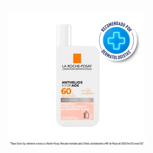 Protetor Solar Facial La Roche-Posay FPS 60 Anthelios Hydraox Anti-Idade com Cor 50g