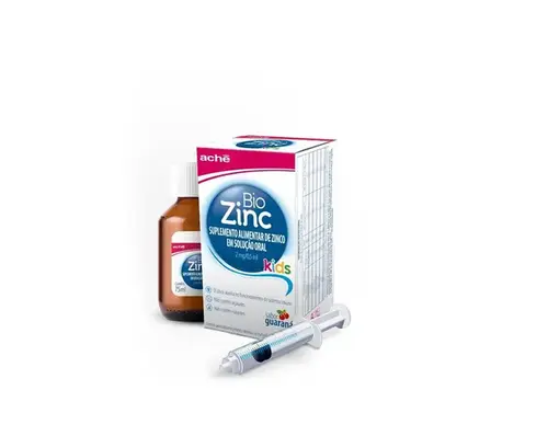 Suplemento Alimentar Infantil - Biozinc Kids Sabor Guaraná 75ml