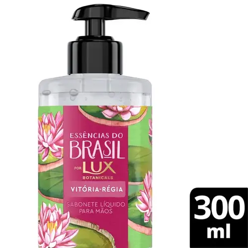 Sabonete Líquido para Mãos Lux Essências do Brasil Vitória Régia 300ml