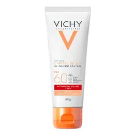 Protetor Solar Facial Vichy FPS60 Capital Soleil Anti Manchas Cor 2.0 40g