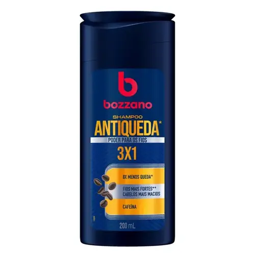 Shampoo Bozzano Antiqueda 3x1 200ml