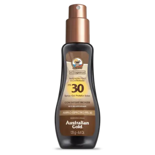 Protetor Solar Australian Gold Exotic Blend FPS30 Gel Spray 125g