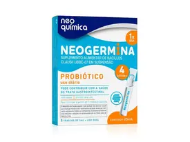 Probiótico Neogermina 4 Bilhões 5 Frascos