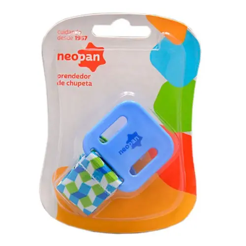 Prendedor de Chupeta Neopan Azul 1 Unidade