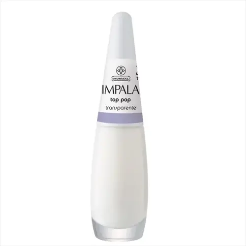 Esmalte Impala Transparente A Cor da Sua Moda Top Pop 7,5ml