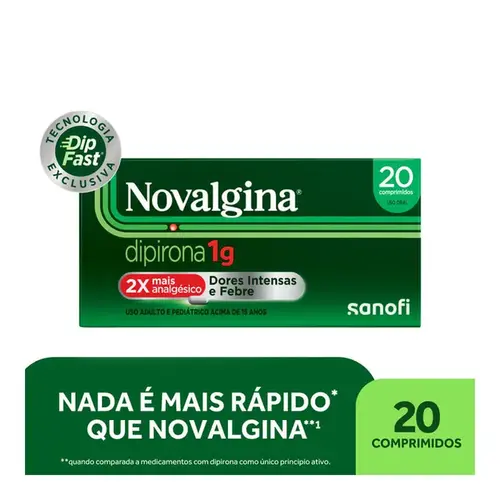 Novalgina 1g - 20 Comprimidos