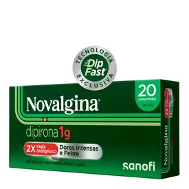 Novalgina 1g - 20 Comprimidos