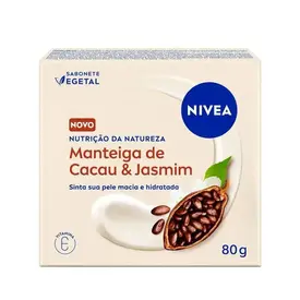 Sabonete em Barra Nivea Nutrição da Natureza Manteiga de Cacau e Jasmin 80g