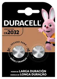 Pilha de Lítio Duracell CR2032 - 2 Unidades