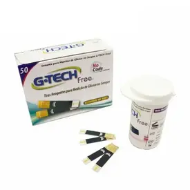Tiras de Glicemia G-Tech Free 50 Unidades