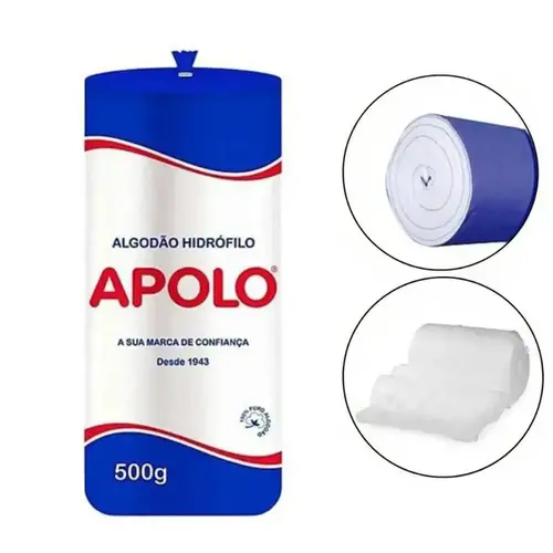 Algodão em Rolo Apolo 500g