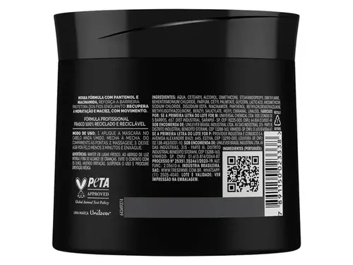 Máscara de Tratamento Tresemmé Pro-Hidratação Profunda 400g