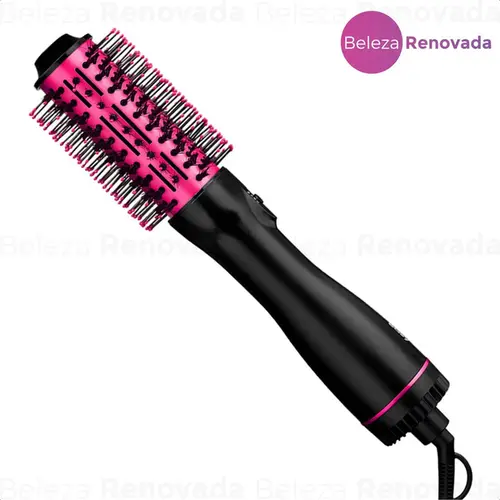 Escova Secadora de Cabelo Eletrica Taiff Easy 110V Oval Pink