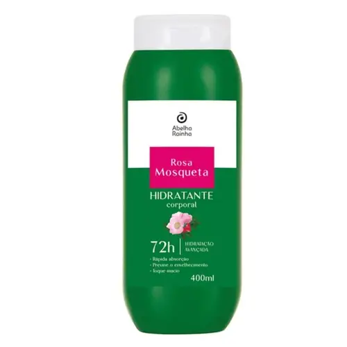 Hidratante Corporal Rosa Mosqueta Abelha Rainha 400ml