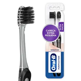 Escova de Dente Oral B 3D White Whitening Therapy Purification 2 Unidades