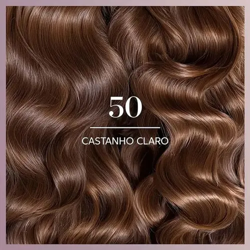 Tinta de Cabelo Koleston Deluxe 50 Castanho Claro Sem Amônia