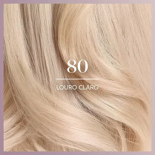 Tinta de Cabelo Koleston Deluxe 80 Louro Claro Sem Amônia