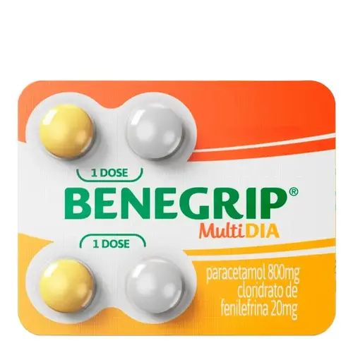 Benegrip Multi Dia 4 Comprimidos