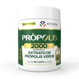 Extrato de Própolis Verde Própolis 2000 - 60 Cápsulas