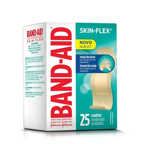 Curativo Band-Aid Skin-Flex 25 Unidades