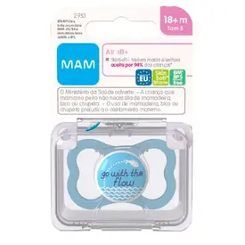 Chupeta MAM Air Azul Nº3 +18 Meses - 1 Unidade