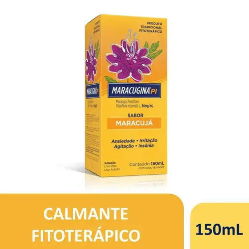 Maracugina PI 84mg/ml - Solução Oral - Sabor Maracuja com 150ml