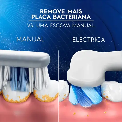 Escova de Dente Elétrica Oral B Pro-Saúde Power 3V + 2 Pilhas 1 Unidade
