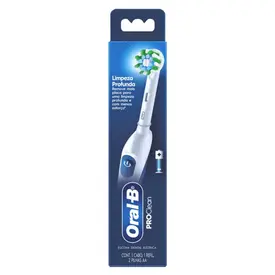 Escova de Dente Elétrica Oral B Pro-Saúde Power 3V + 2 Pilhas 1 Unidade