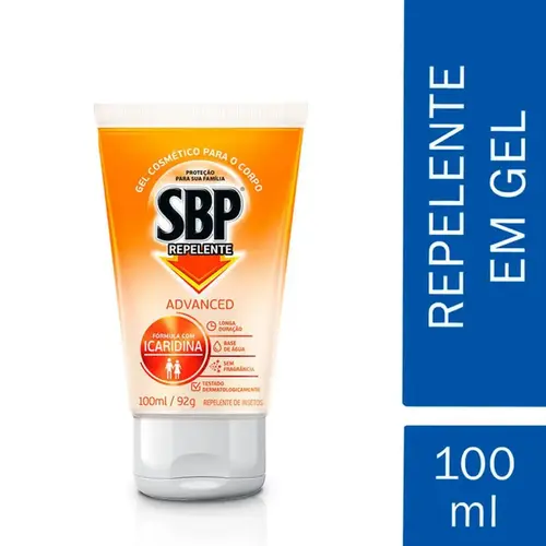 Repelente em Gel SBP Advanced Icaridina Adulto 100ml