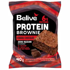 Brownie de Proteína Belive Double Chocolate 40g