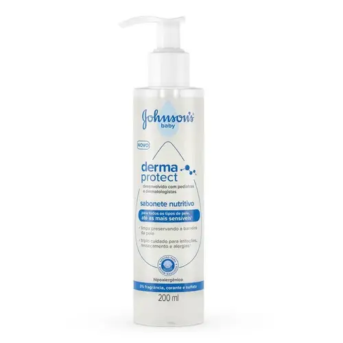 Sabonete Líquido Johnson's Baby Derma Protect 200ml